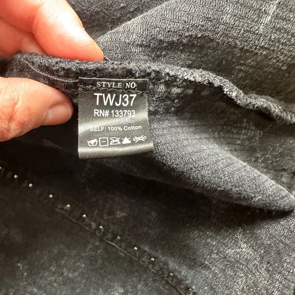 POL Black Corduroy Studded Jacket - Picture 7 of 15